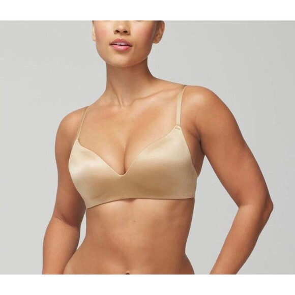 New Soma Tan Wireless Push-up Bra Sz 38B - Picture 2 of 9